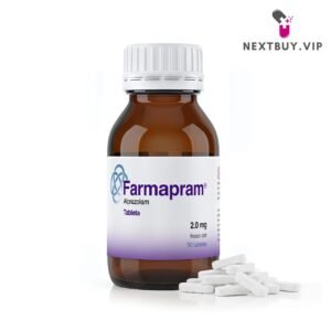 FARMAPRAM 2MG - 30 TABLETS BOTTLE ( MEXICAN ALPRAZOLAM BARS )