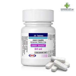 XANY BARS ALPRAZOLAM TABLET 2MG ( 20 TABLETS PACK ) - ORIXA PHARMA