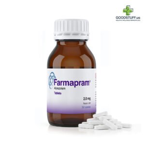 FARMAPRAM 2MG - 30 TABLETS BOTTLE ( MEXICAN ALPRAZOLAM BARS )