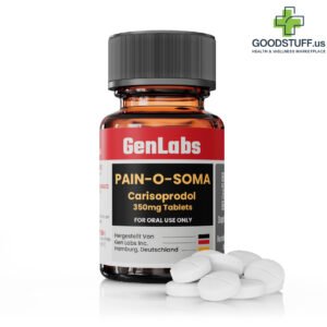 Pain – O – Soma (carisoprodol) 350 mg – 30 Tablets – Genlabs