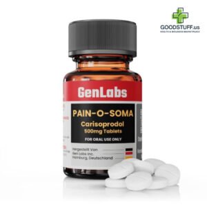 Pain – O – Soma (carisoprodol) 500 mg – 30 Tablets – Genlabs