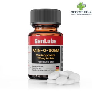 Pain – O – Soma (carisoprodol) 750 mg – 20 Tablets – Genlabs