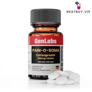 Pain – O – Soma (carisoprodol) 500 mg – 30 Tablets – Genlabs